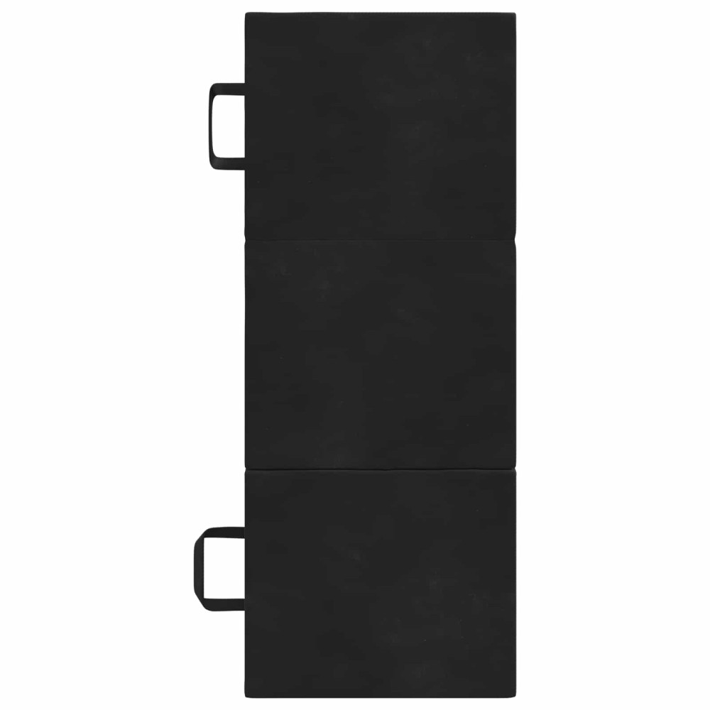 Produktbild för Fällbar Soffbed 75 x 63 x 45 cm Svart