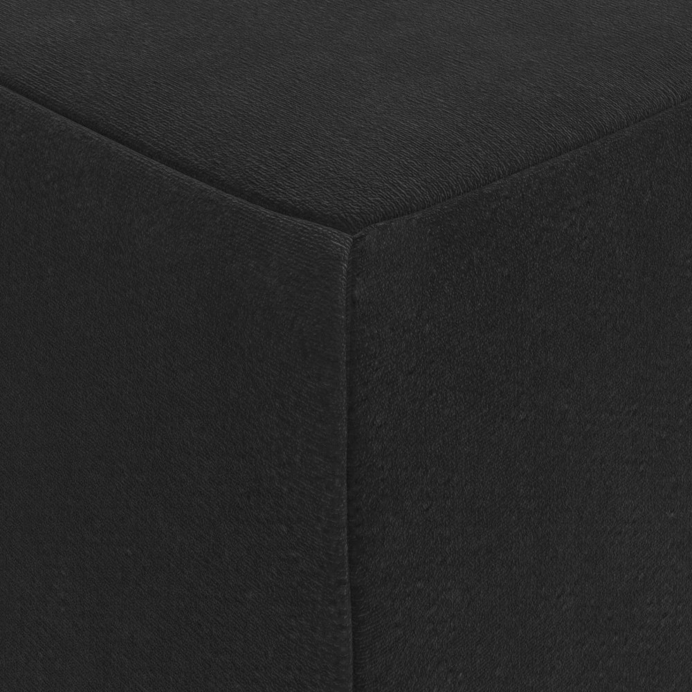 Produktbild för Fällbar Soffbed 75 x 63 x 45 cm Svart