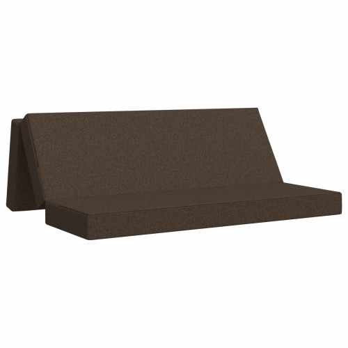 vidaXL Fällbar Soffbed 180 x 67 x 45 cm Taupe - Madrasser