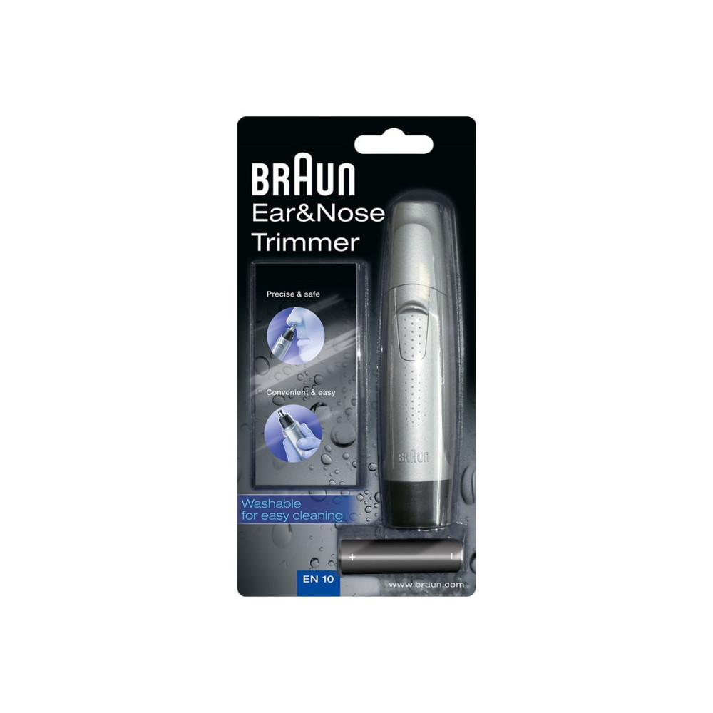 Produktbild för Braun Exact EN 10 - trimmer - silver/svart