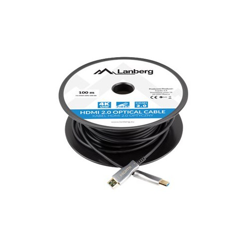 LANBERG Lanberg HDMI-kabel med Ethernet - 100 m