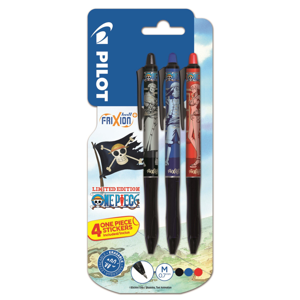 Produktbild för Pilot Frixion Ball Plus One Piece kulspetspenna 0,7 assort....