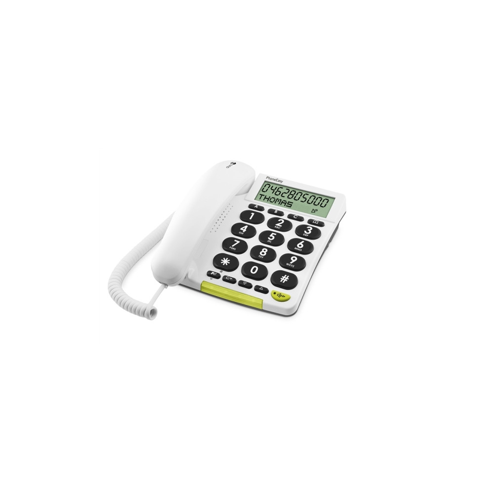 Produktbild för DORO PhoneEasy 312cs - fast telefon med nummerpresentation