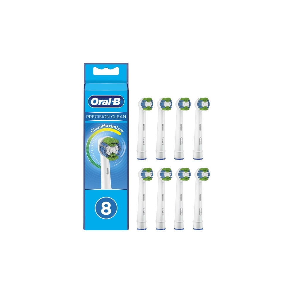 Produktbild för Oral-B utbytbara borsthuvuden Precision Clean 8-pack (EB20RB...