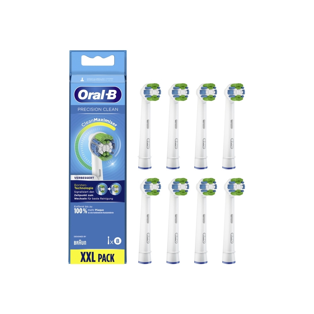 Produktbild för Oral-B utbytbara borsthuvuden Precision Clean 8-pack (EB20RB...