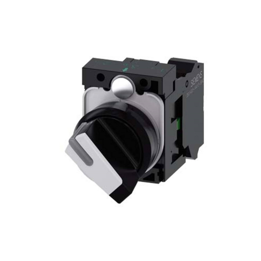 Produktbild för SIEMENS omkopplare, kan vara belyst, 22 mm, rund, plast, sva...