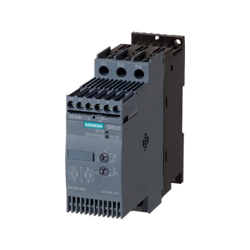 Siemens SIEMENS SIRIUS mjukstart 32A, 200-480V AC, 15kW, styrspännin...