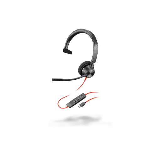 Hewlett-Packard HP Poly Blackwire 3310 - headset - USB-C
