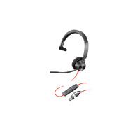 Produktbild för HP Poly Blackwire 3310 - headset - USB-C