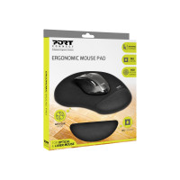 Produktbild för PORT Connect ERGONOMIC MOUSE PAD - musmatta
