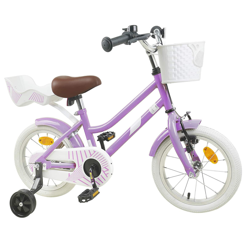 Produktbild för Barncykel 12 Tum för 2-4 åringar Lila