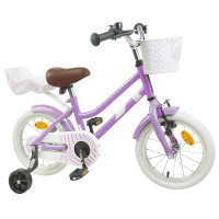 Produktbild för Barncykel 12 Tum för 2-4 åringar Lila