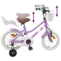 Produktbild för Barncykel 14 Tum från 3-5 år gammal Lila