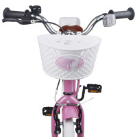 Produktbild för Barncykel 18 Tum för 5-7 år gamla Ljusrosa