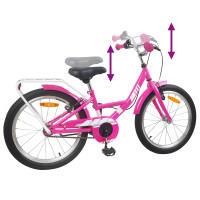 Produktbild för Barncykel 20 Tum för 6-11 år gamla Rosa