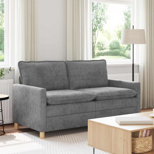 vidaXL Soffa Ljusgrå 156 x 81 x 87,5 cm Polyester - Soffor