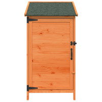 Produktbild för Trädgårdshus med tak Brun 59 x 56 x 113,5 cm Massivt Furu