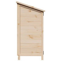 Produktbild för Trädgårdshus med tak Naturlig 59,5 x 56 x 113,5 cm Massivt Furu