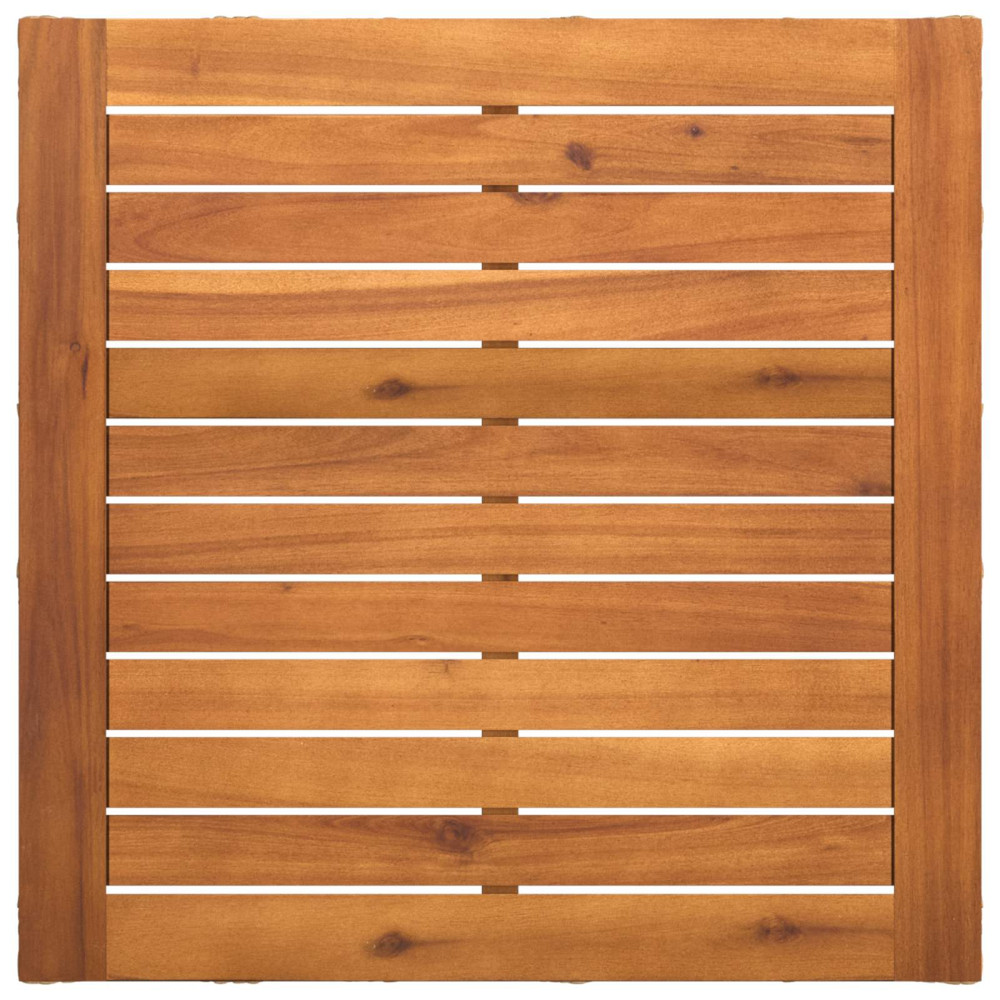 Produktbild för Trädgårdsbord Naturlig 55 x 55 x 37 cm PE Rattan och Glas