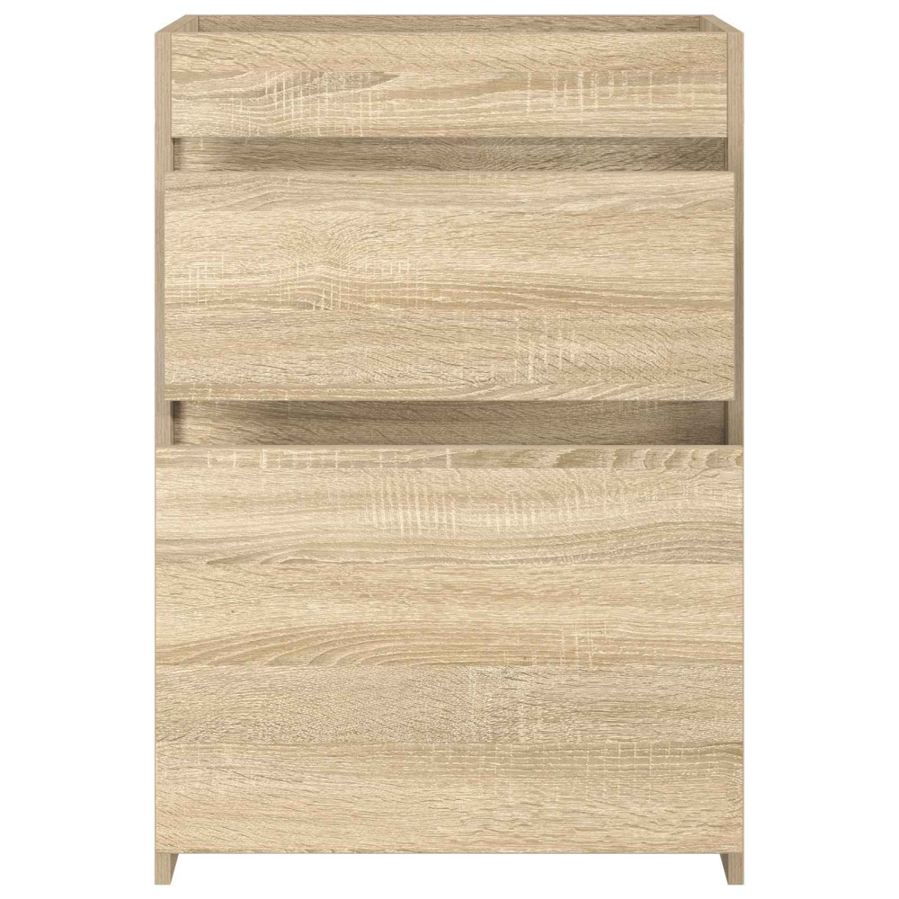 Produktbild för Badrum Under Diskbänk Skåp Sonoma-ek 56 x 37,5 x 81 cm