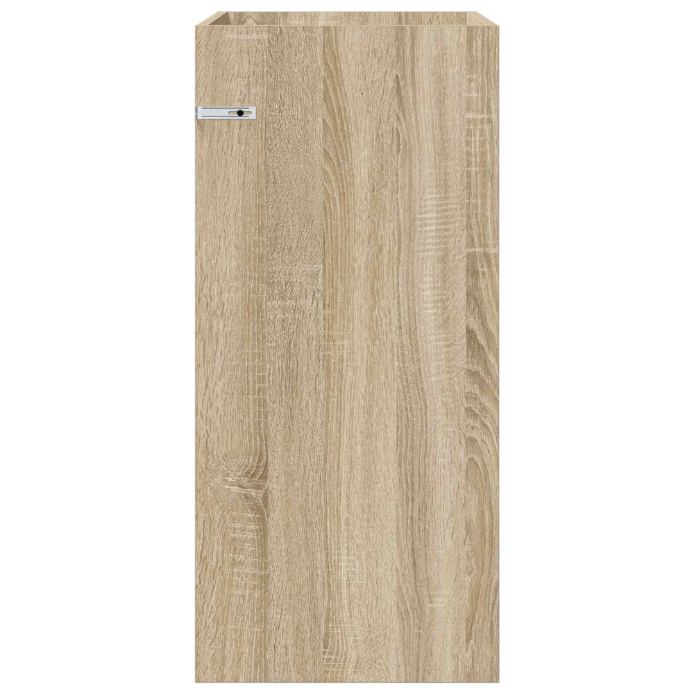 Produktbild för Badrum Under Diskbänk Skåp Sonoma-ek 56 x 37,5 x 81 cm