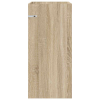 Produktbild för Badrum Under Diskbänk Skåp Sonoma-ek 56 x 37,5 x 81 cm