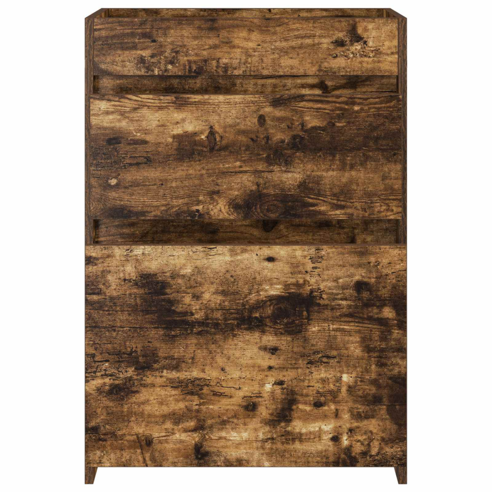 Produktbild för Badrum Under Diskbänk Skåp Rökt ek 56 x 37,5 x 81 cm