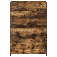 Produktbild för Badrum Under Diskbänk Skåp Rökt ek 56 x 37,5 x 81 cm