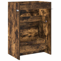Produktbild för Badrum Under Diskbänk Skåp Rökt ek 56 x 37,5 x 81 cm