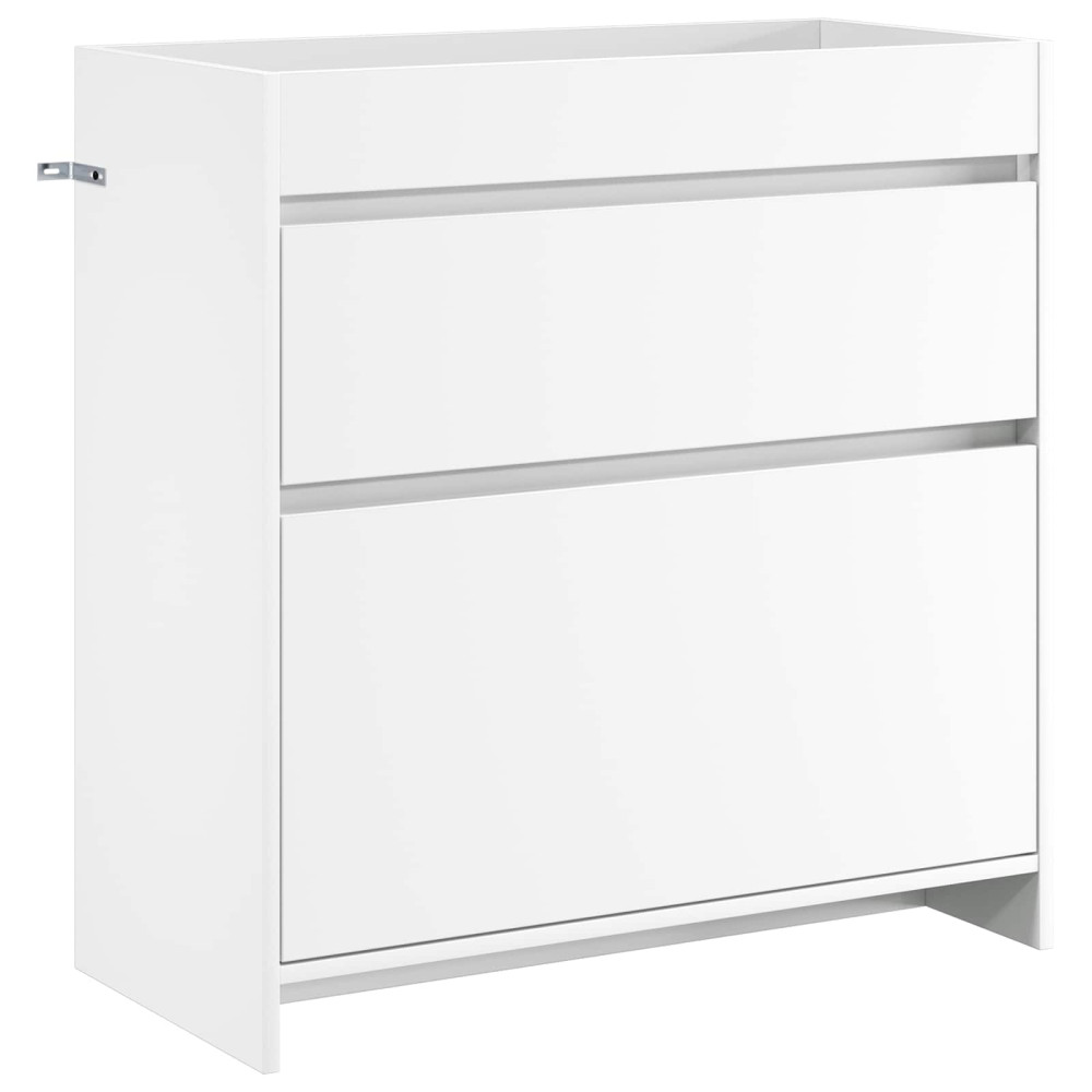 Produktbild för Badrum Under Diskbänk Skåp Vit 78,5 x 37,5 x 81 cm
