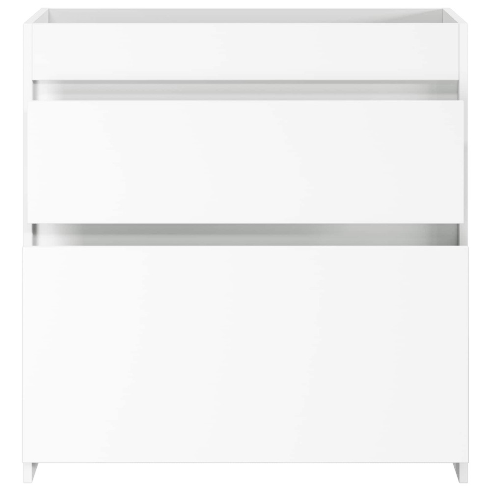 Produktbild för Badrum Under Diskbänk Skåp Vit 78,5 x 37,5 x 81 cm