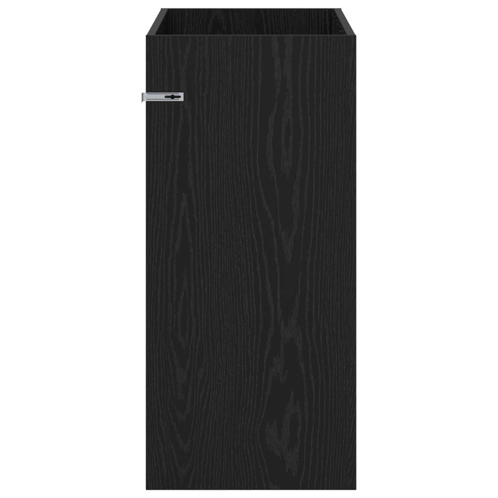 Produktbild för Badrum Under Diskbänk Skåp Svart ek 78,5 x 37,5 x 81 cm