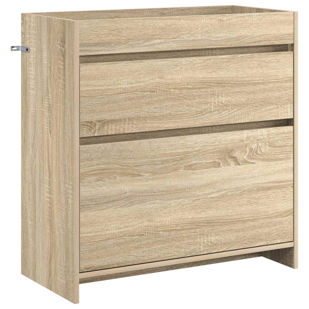 Produktbild för Badrum Under Diskbänk Skåp Sonoma-ek 78,5 x 37,5 x 81 cm