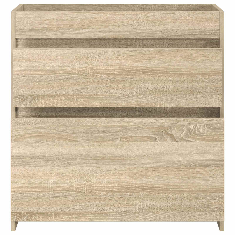 Produktbild för Badrum Under Diskbänk Skåp Sonoma-ek 78,5 x 37,5 x 81 cm