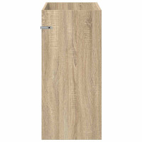 Produktbild för Badrum Under Diskbänk Skåp Sonoma-ek 78,5 x 37,5 x 81 cm