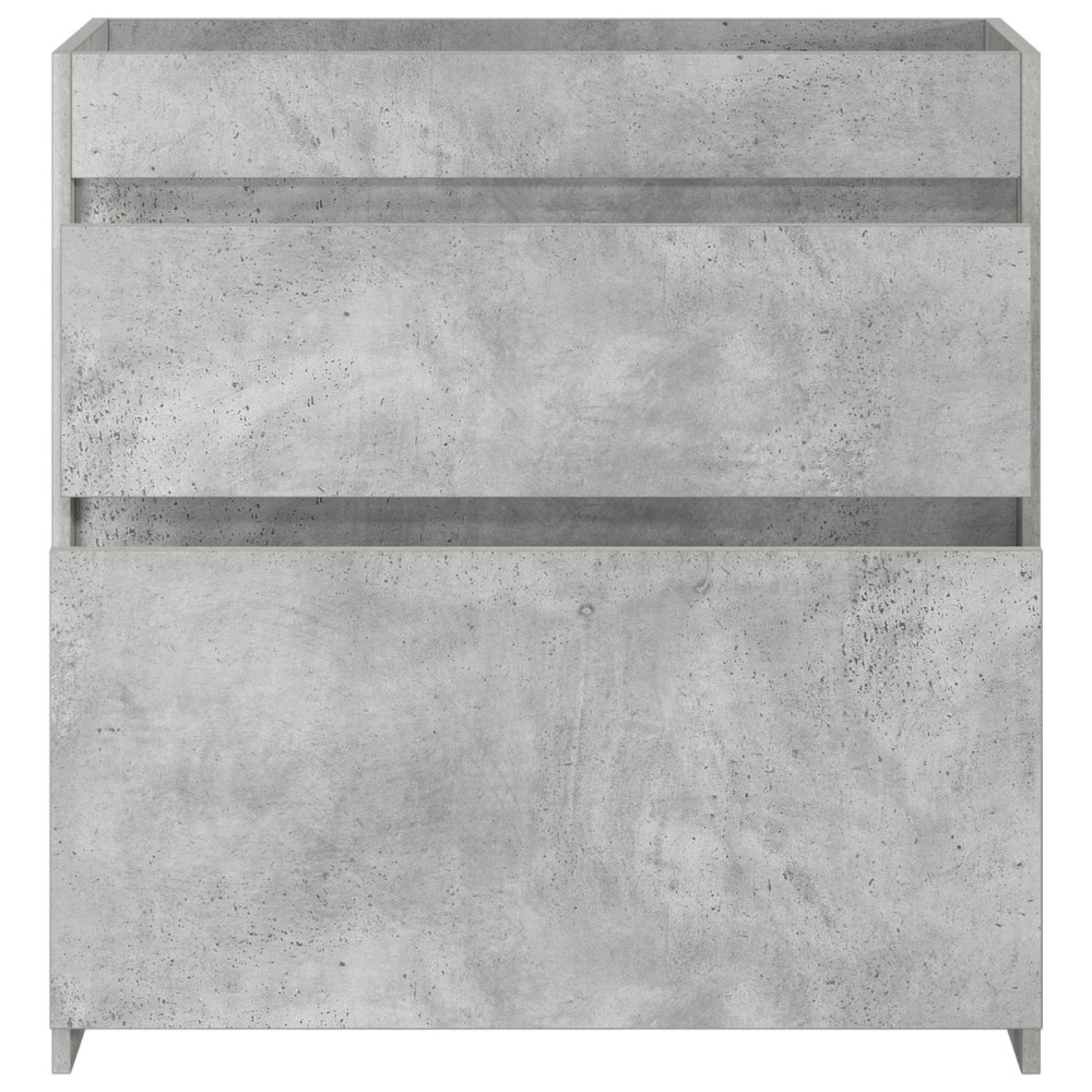Produktbild för Badrum Under Diskbänk Skåp Betonggrå 78,5 x 37,5 x 81 cm