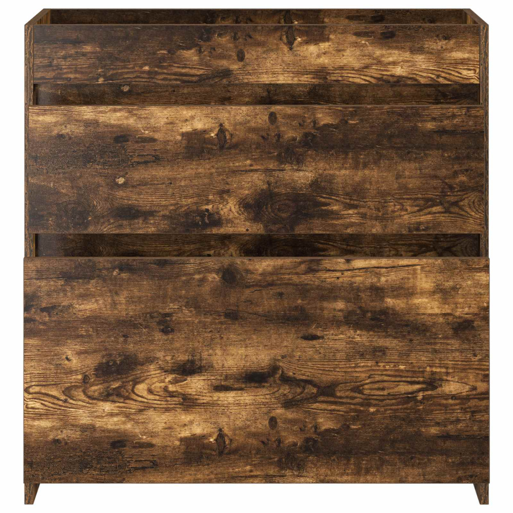 Produktbild för Badrum Under Diskbänk Skåp Rökt ek 78,5 x 37,5 x 81 cm