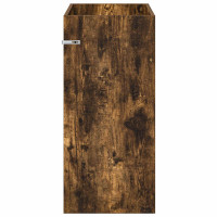 Produktbild för Badrum Under Diskbänk Skåp Rökt ek 78,5 x 37,5 x 81 cm