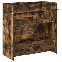 Produktbild för Badrum Under Diskbänk Skåp Rökt ek 78,5 x 37,5 x 81 cm
