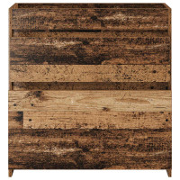 Produktbild för Badrum Under Diskbänk Skåp Gammalt trä 78,5 x 37,5 x 81 cm