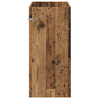 Produktbild för Badrum Under Diskbänk Skåp Gammalt trä 78,5 x 37,5 x 81 cm