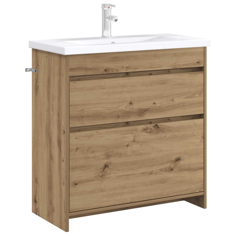 Produktbild för Badrum Under Diskbänk Skåp Artisan-ek 78,5 x 37,5 x 81 cm