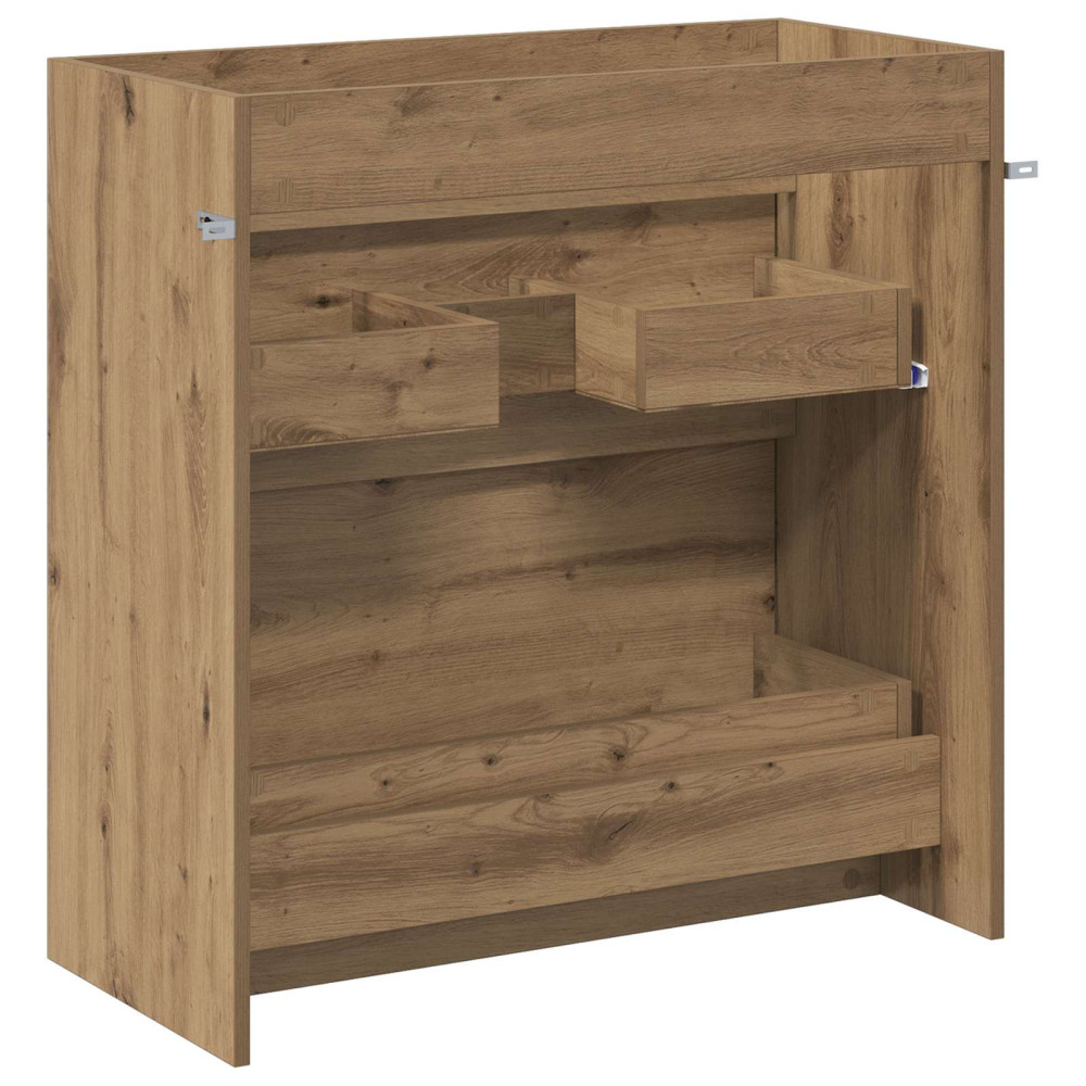 Produktbild för Badrum Under Diskbänk Skåp Artisan-ek 78,5 x 37,5 x 81 cm