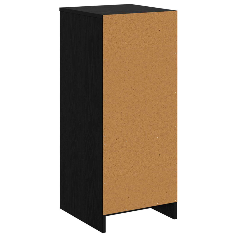 Produktbild för Badrumsskåp Svart ek 35 x 36,5 x 85 cm Konstruerat trä