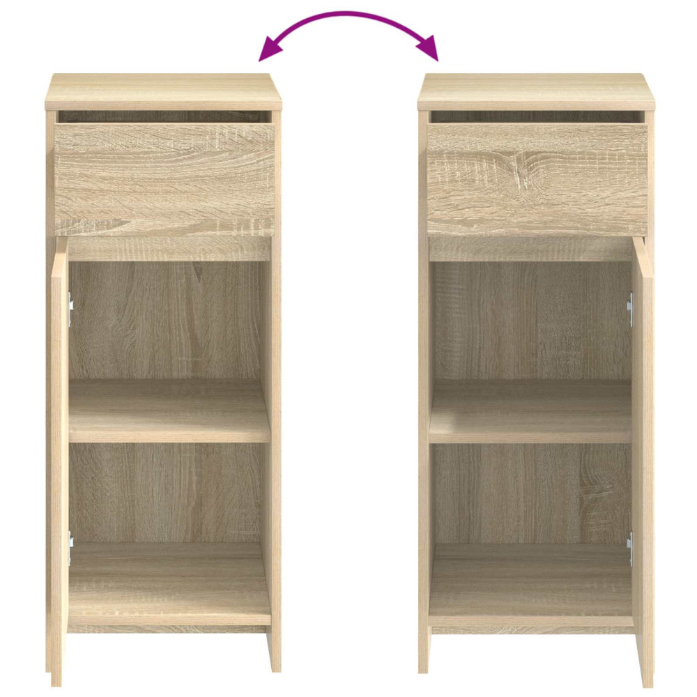 Produktbild för Badrumsskåp Sonoma-ek 35 x 36,5 x 85 cm Konstruerat trä