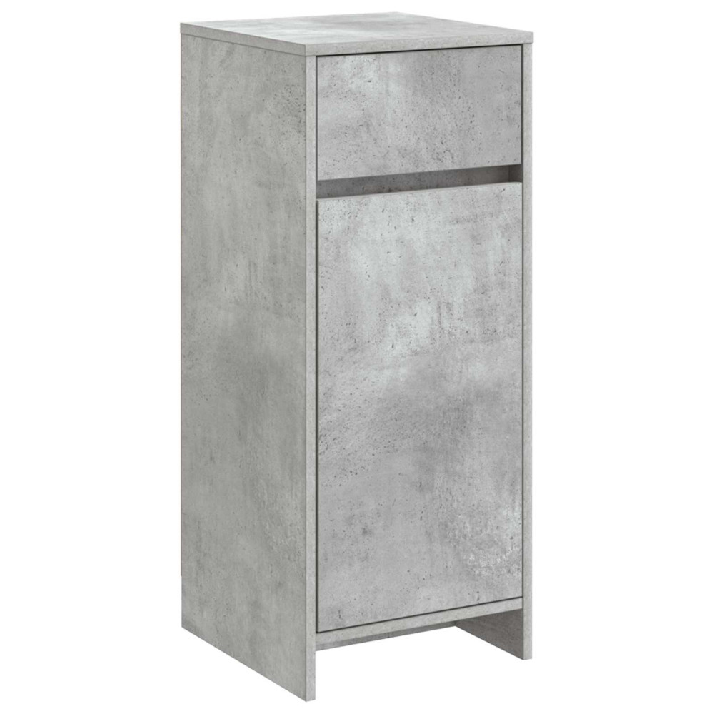 Produktbild för Badrumsskåp Betonggrå 35 x 36,5 x 85 cm Konstruerat trä