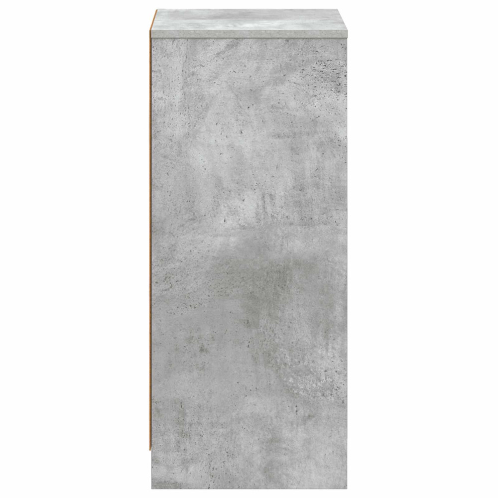 Produktbild för Badrumsskåp Betonggrå 35 x 36,5 x 85 cm Konstruerat trä