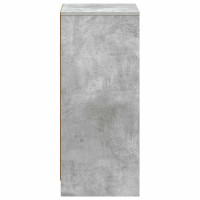 Produktbild för Badrumsskåp Betonggrå 35 x 36,5 x 85 cm Konstruerat trä