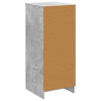 Produktbild för Badrumsskåp Betonggrå 35 x 36,5 x 85 cm Konstruerat trä