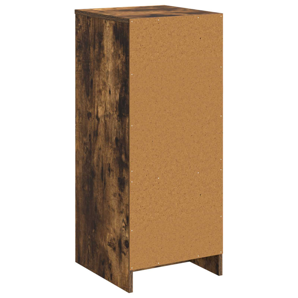 Produktbild för Badrumsskåp Rökt ek 35 x 36,5 x 85 cm Konstruerat trä